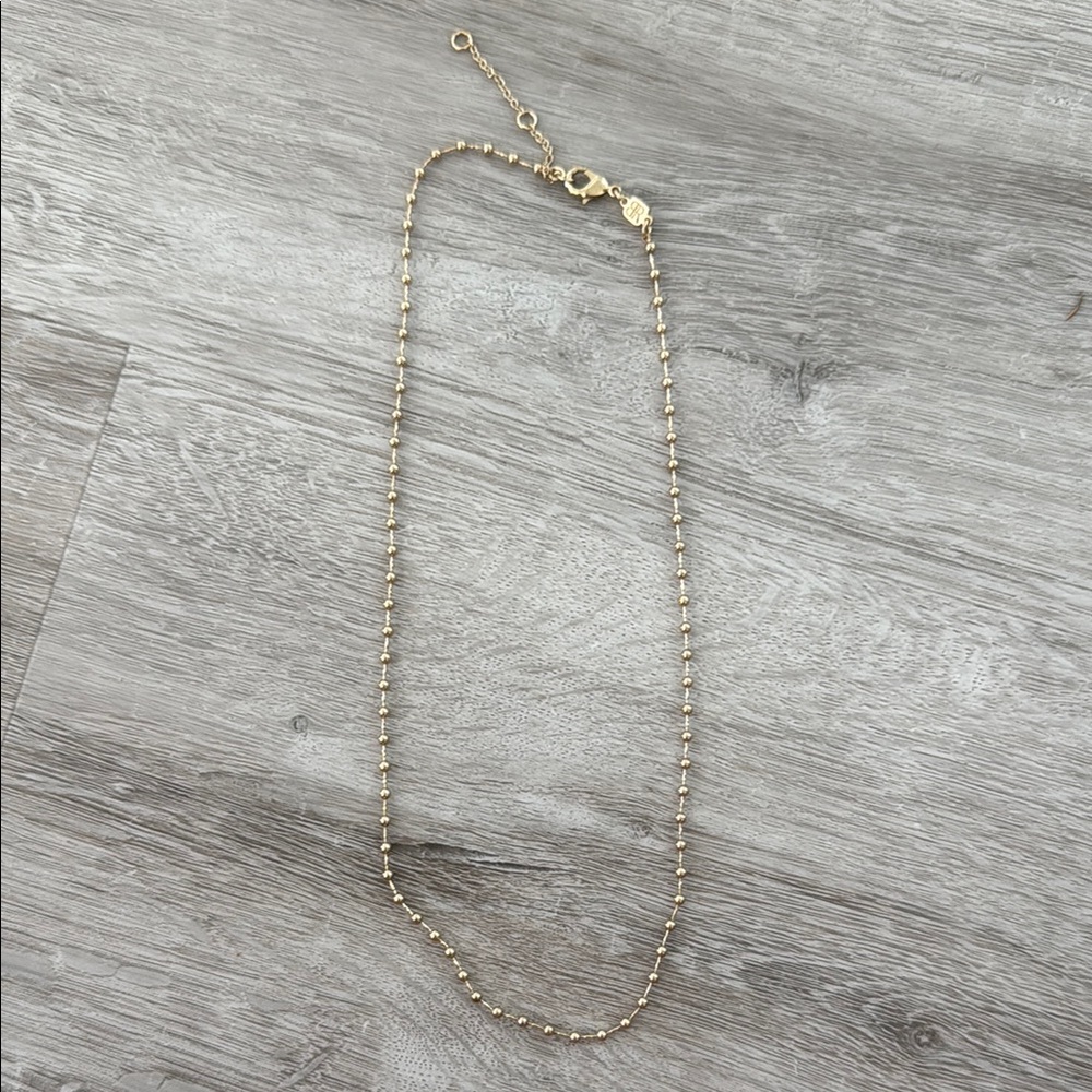 Elegant Gold Beaded Necklace